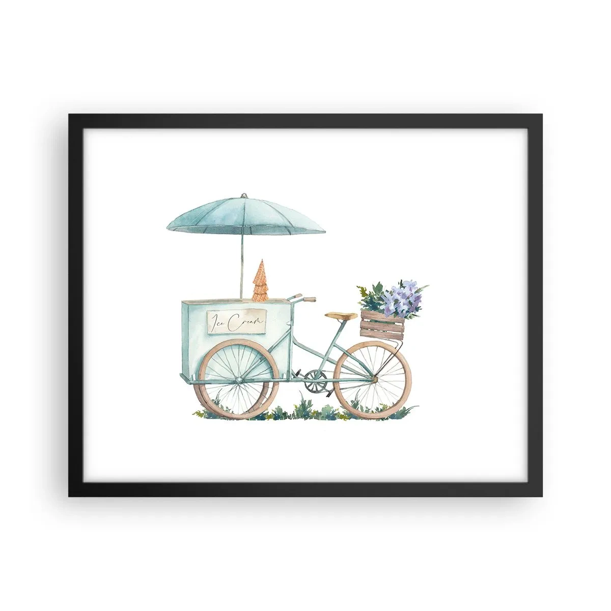 Poszter fehér keretben - A nyár édes emléke - 50x40 cm