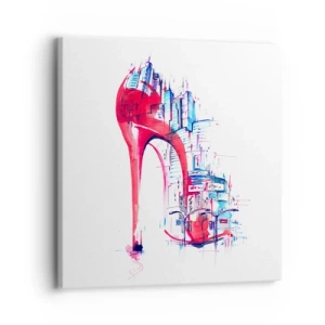 Vászonkép - Nagyvárosi elegancia - 30x30 cm