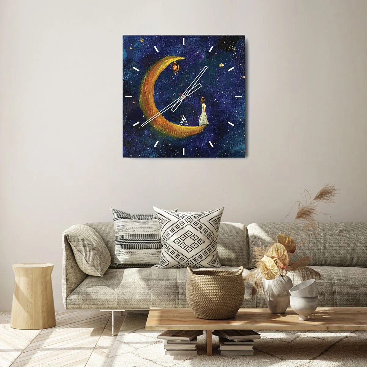 Falióra, Óra - A világ hívása - 30x30 cm