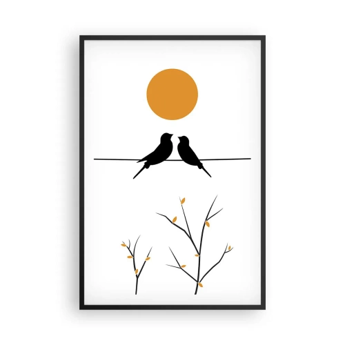 Poszter fehér keretben - Fülemüle este - 61x91 cm