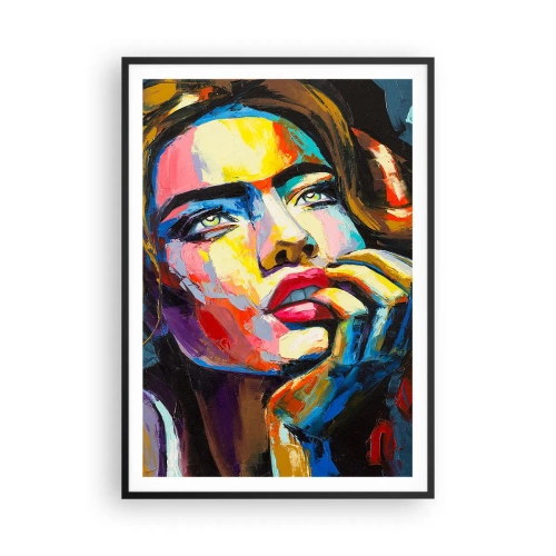 Poszter fehér keretben - Az álmok úgy repülnek az égen, mint a madarak - 70x100 cm