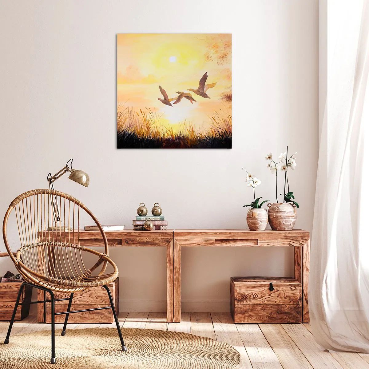 Vászonkép - Egy hosszú utazás kezdete - 50x50 cm