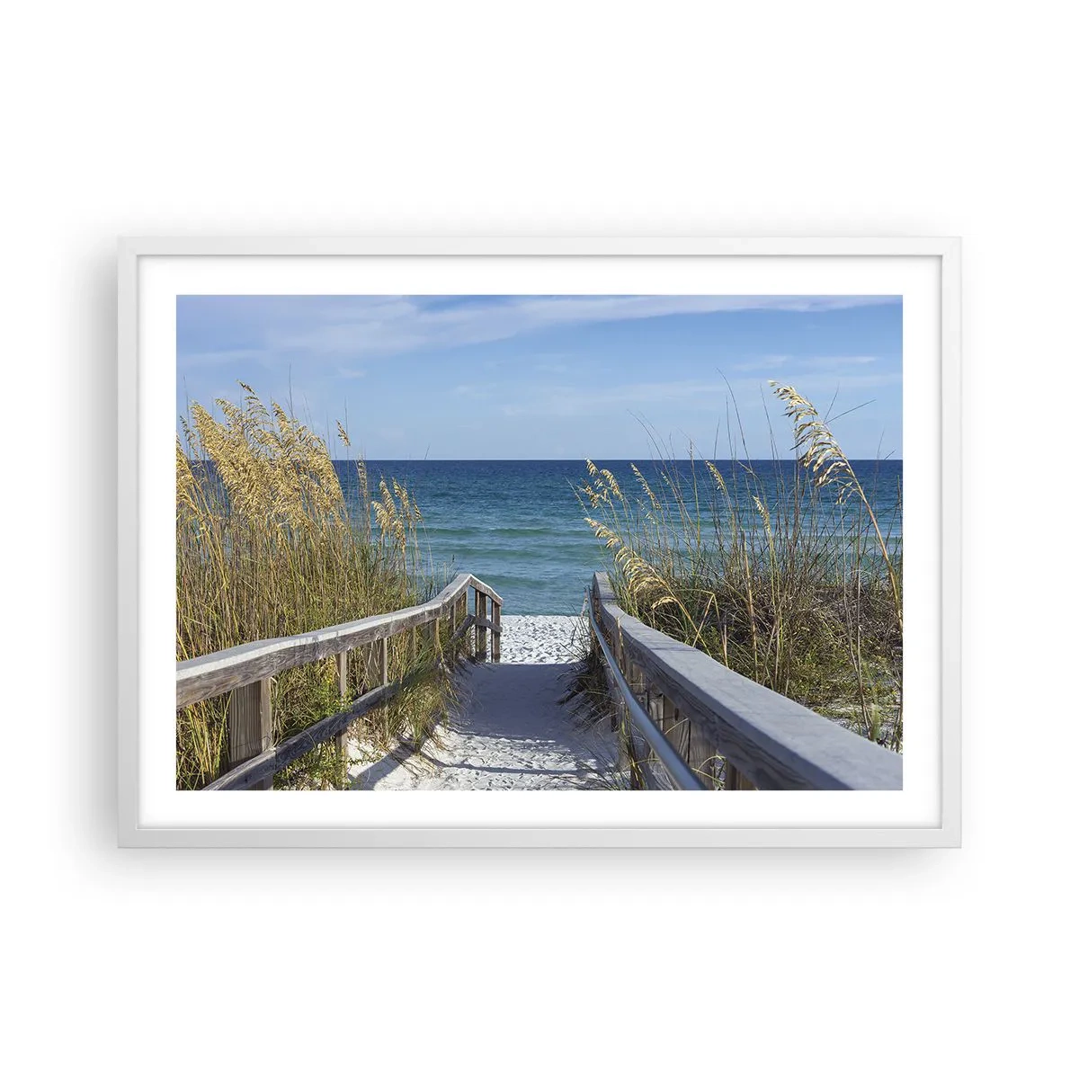 Poszter fekete keretben - Napsütésben, szélben - 70x50 cm