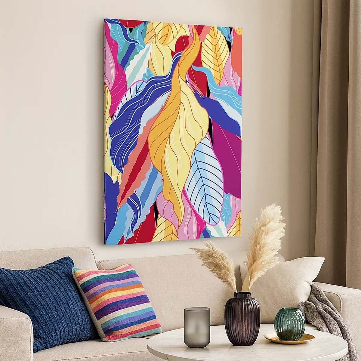 Vászonkép - Színes rendetlenség - 50x70 cm