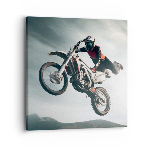 Vászonkép - Nincs szórakozás kockázat nélkül - 30x30 cm