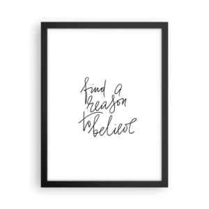 Poszter fehér keretben - Ez lehetséges - 30x40 cm