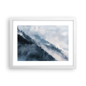 Poszter fekete keretben - A hegyek misztikája - 40x30 cm