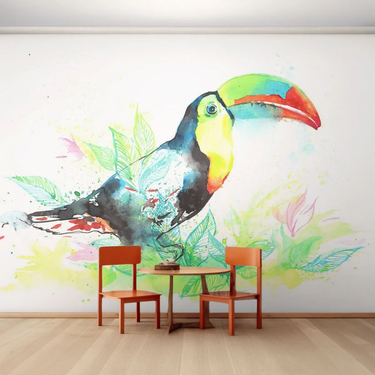 Fotótapéta Standard Eco - Színes mint Dél-Amerika - Madár, Tukánmadár, Gyerekeknek - 400x280 cm
