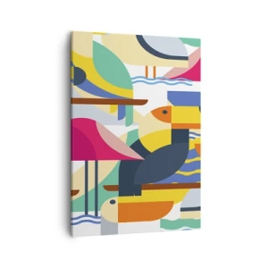 Vászonkép - Madárparti - 50x70 cm