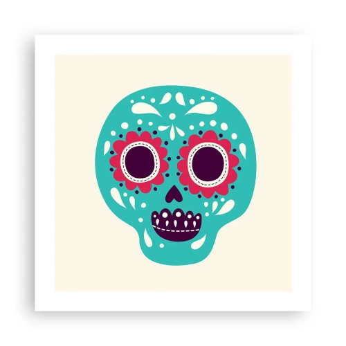 Poszter - Az élet - szórakozás a halálig - 50x50 cm