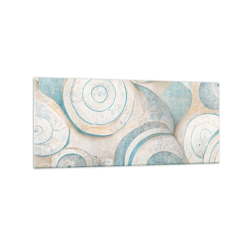 Üveg kép - Mit rejt a kagyló? - 120x50 cm