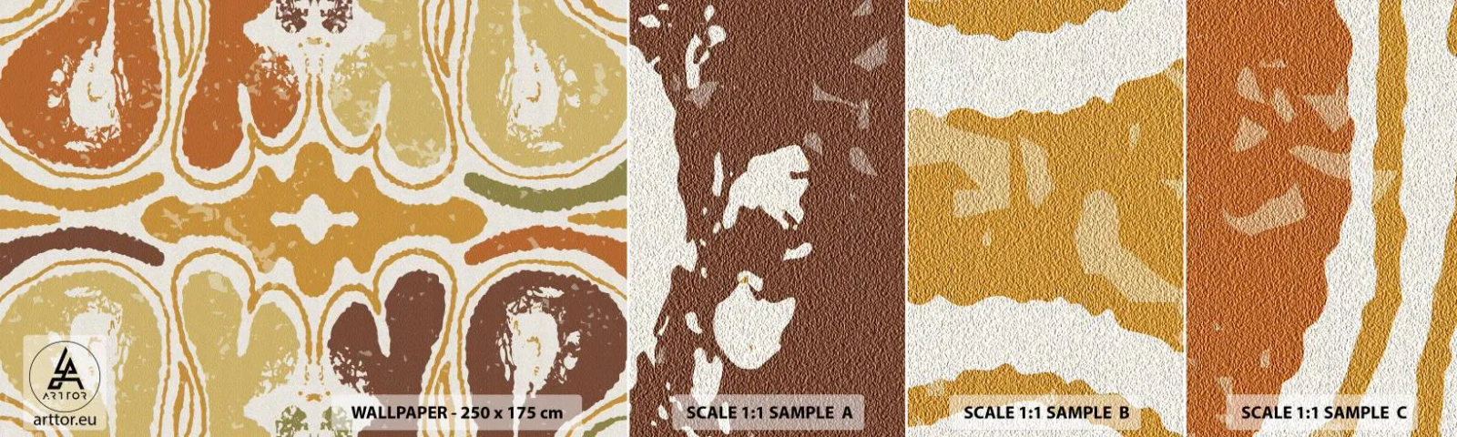 Fotótapéta Minta Öntapadós Deluxe Sticker - Érzelmes absztrakció - Idős, Boho, Darab - 100x30 cm