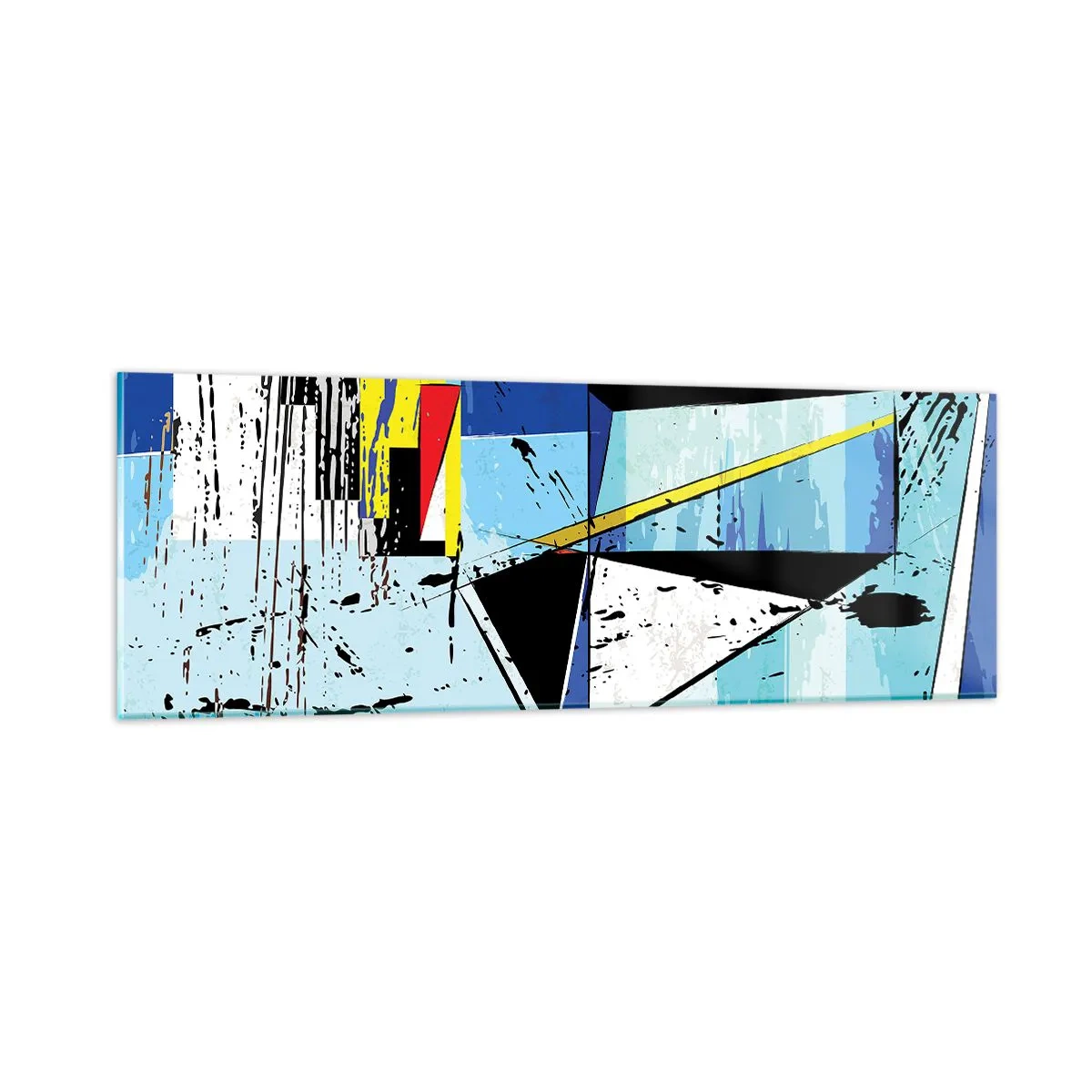 Üveg kép - Szögből nézni a világot... - 90x30 cm