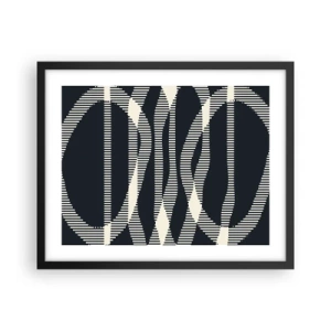 Poszter fehér keretben - Sötétség megtörése kísérlete - 50x40 cm