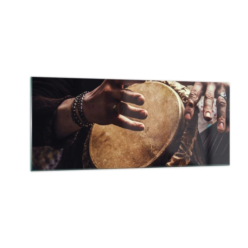 Üveg kép - A szív ritmusában - 100x40 cm