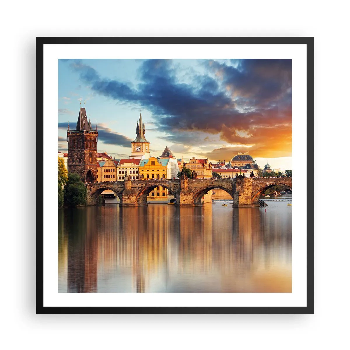 Poszter fehér keretben - Évszázadok óta gyönyörű - 60x60 cm