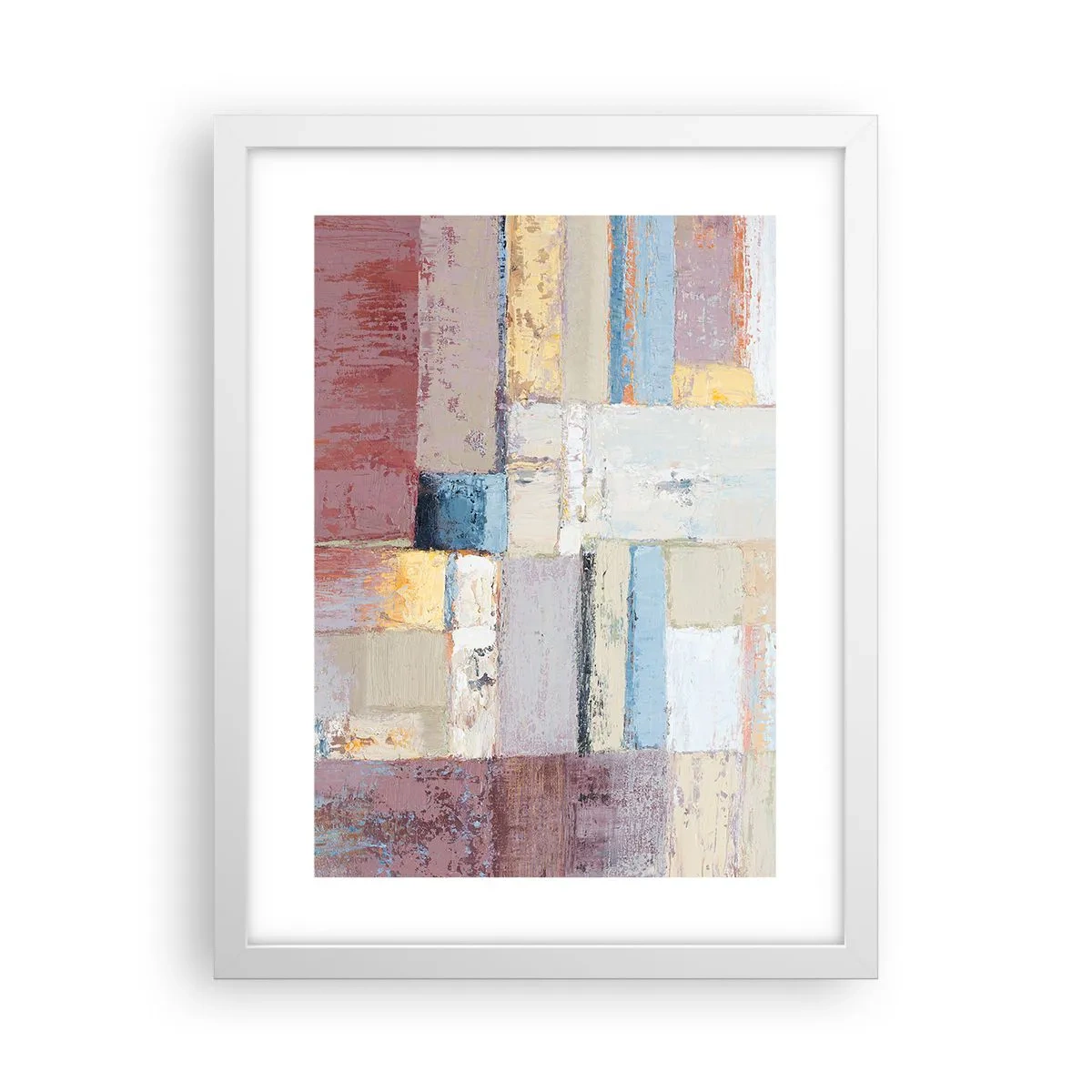 Poszter fekete keretben - A geometria nyugalma - 30x40 cm