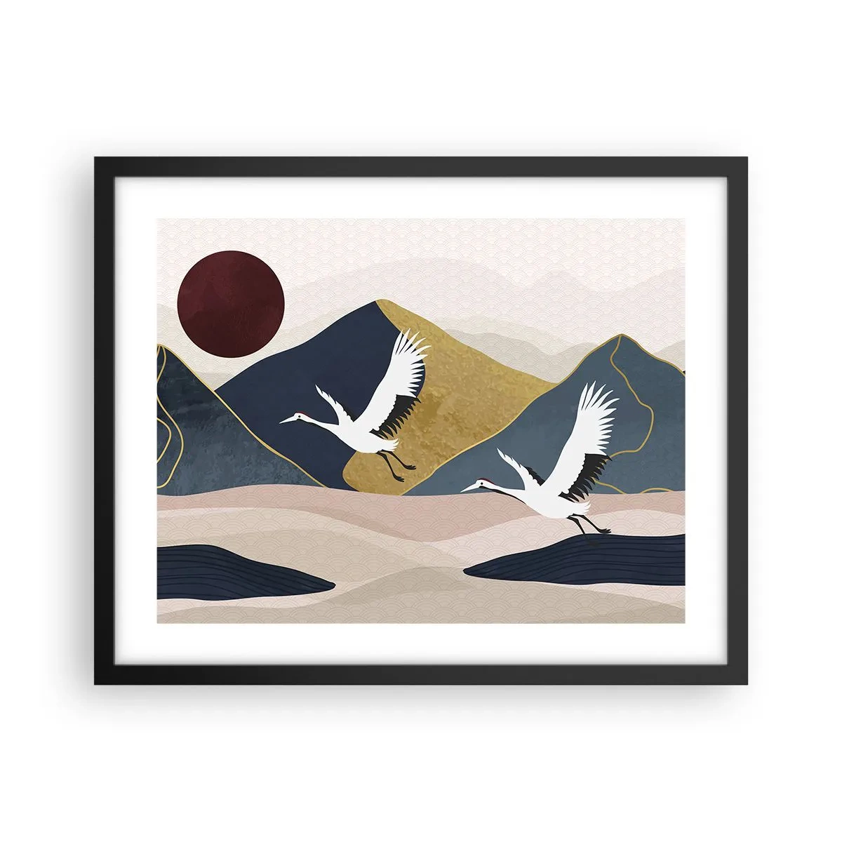 Poszter fehér keretben - És ismét ELREPÜLT a nap - 50x40 cm