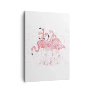 Vászonkép - Rózsaszín együttes - 50x70 cm