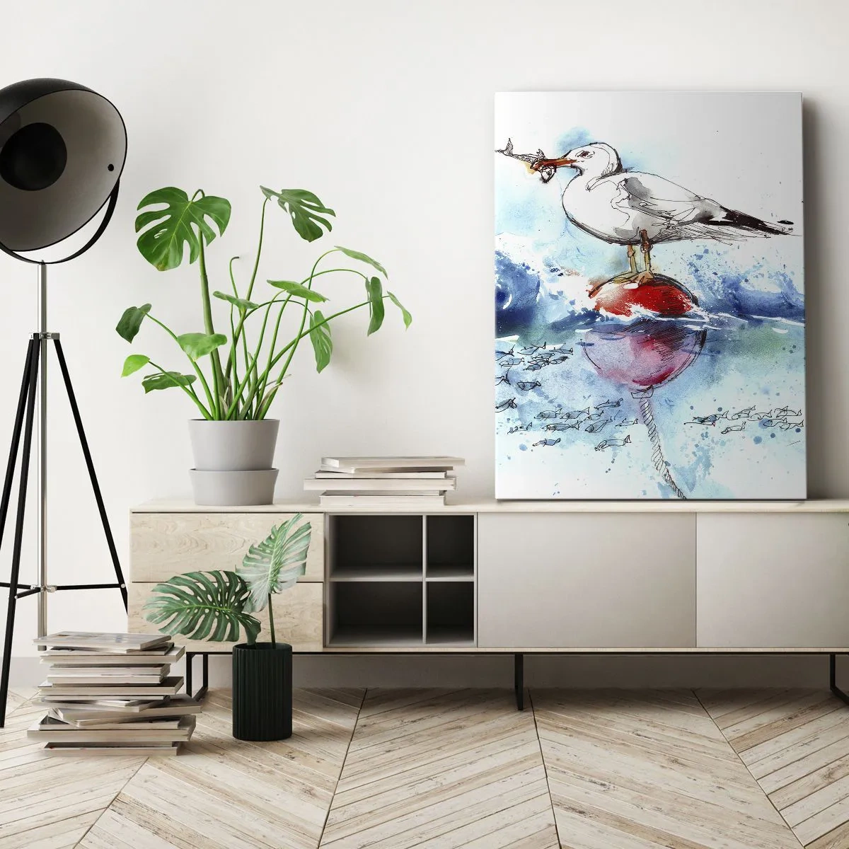 Vászonkép - Sikeres fogás - 50x70 cm