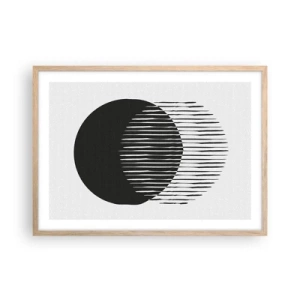 Poszter világos tölgy keretben - Az alteregója - 70x50 cm