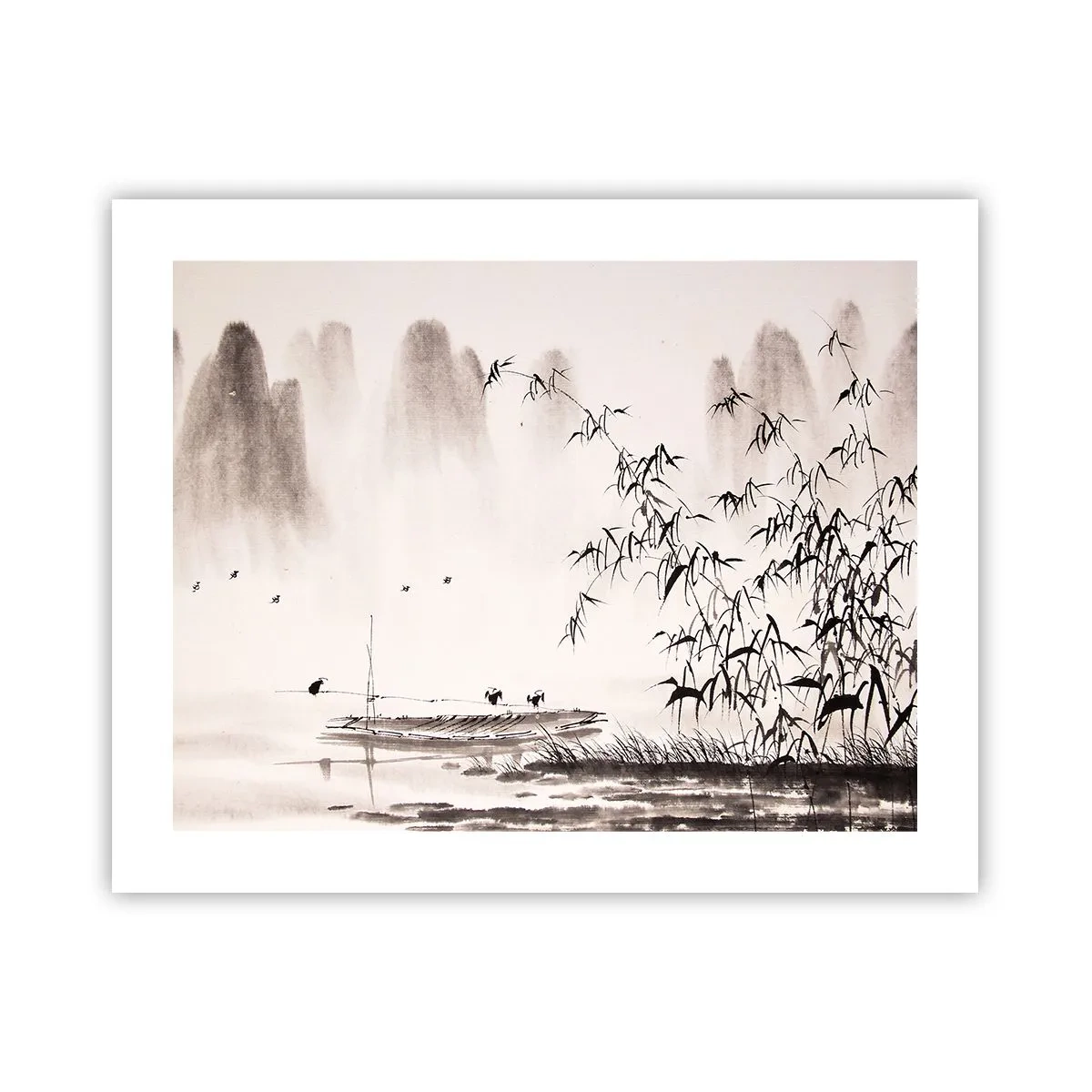 Poszter - A rizsföldek csendje - 50x40 cm