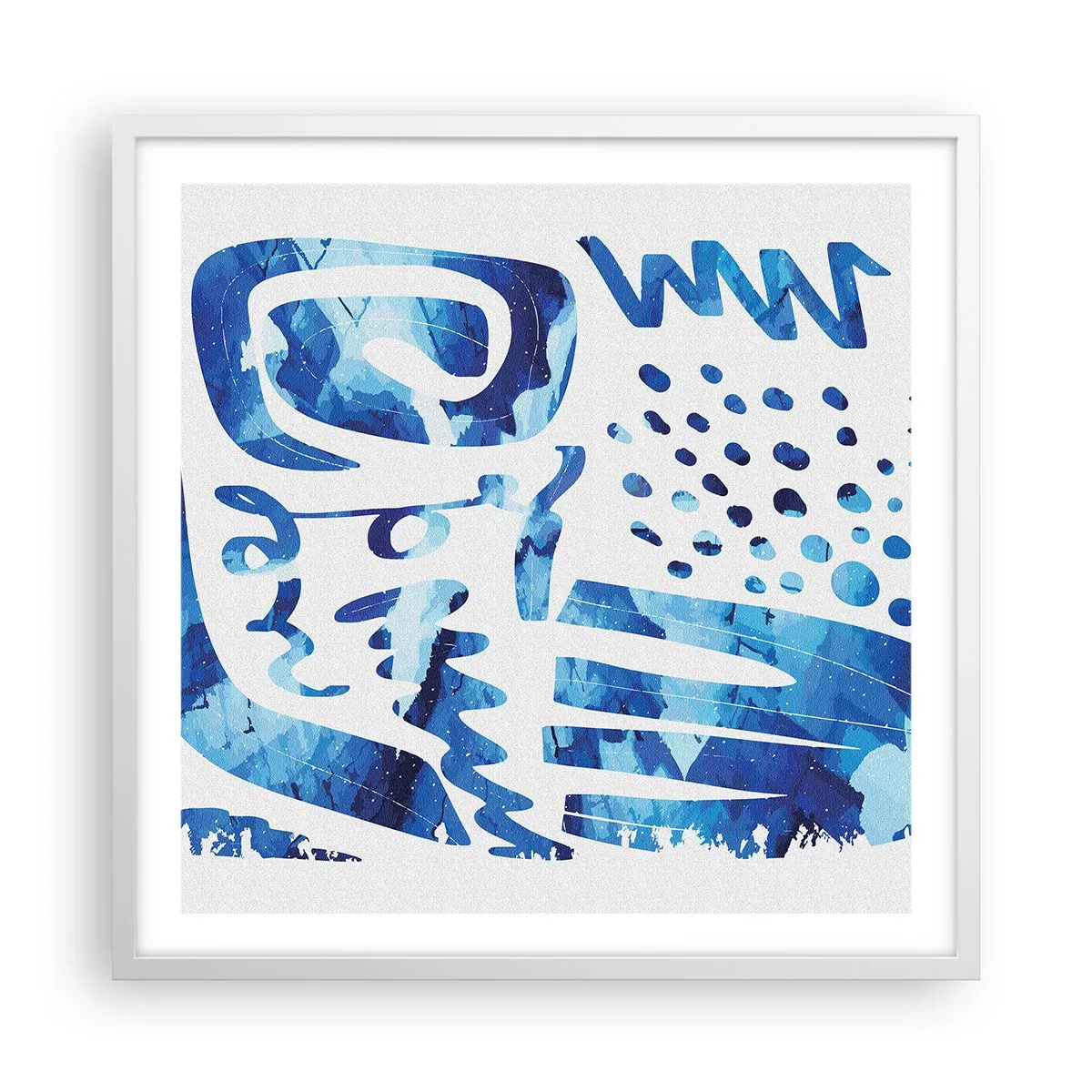 Poszter fekete keretben - Vissza a gyökerekhez - 60x60 cm