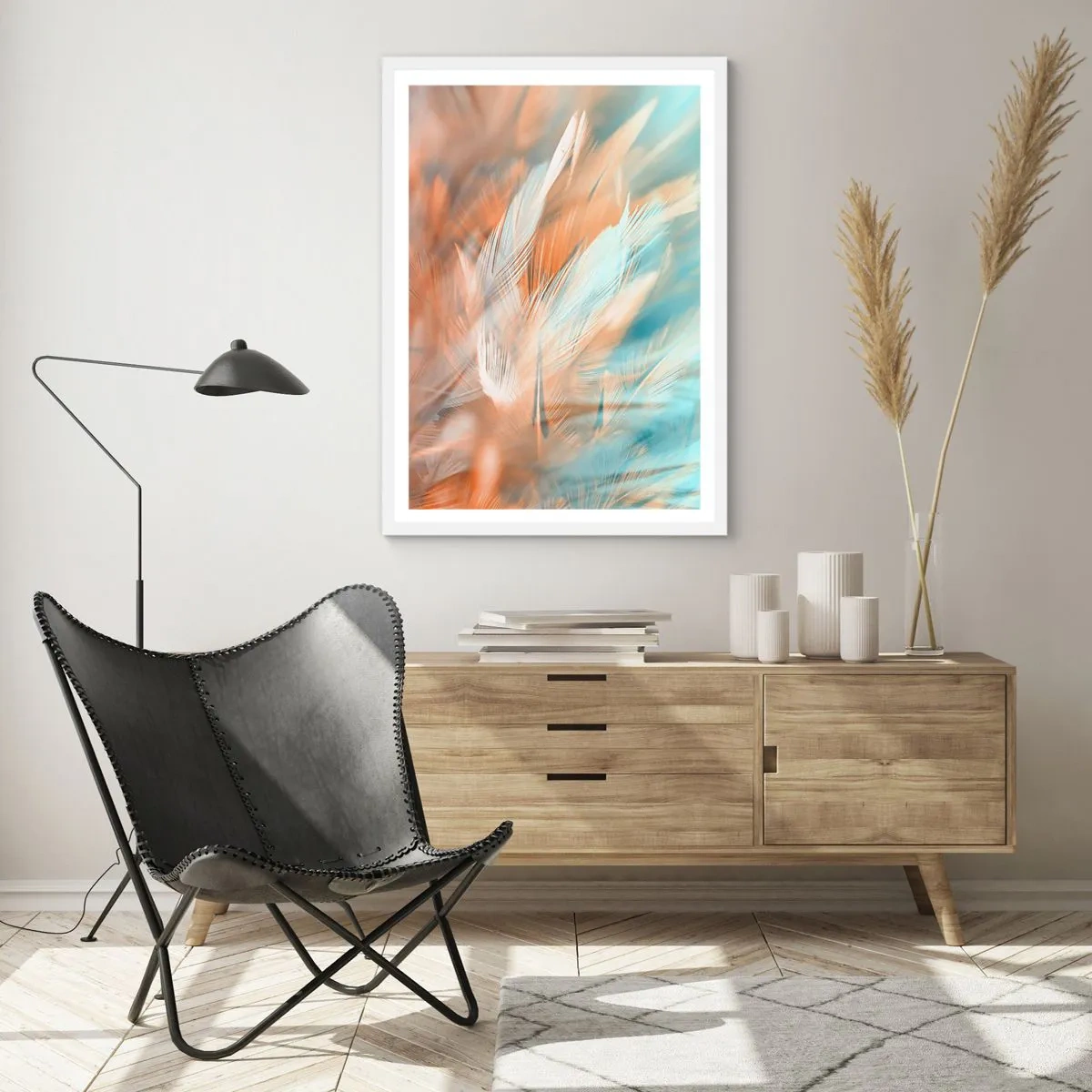 Poszter fekete keretben - A szelídség földjén - 40x50 cm
