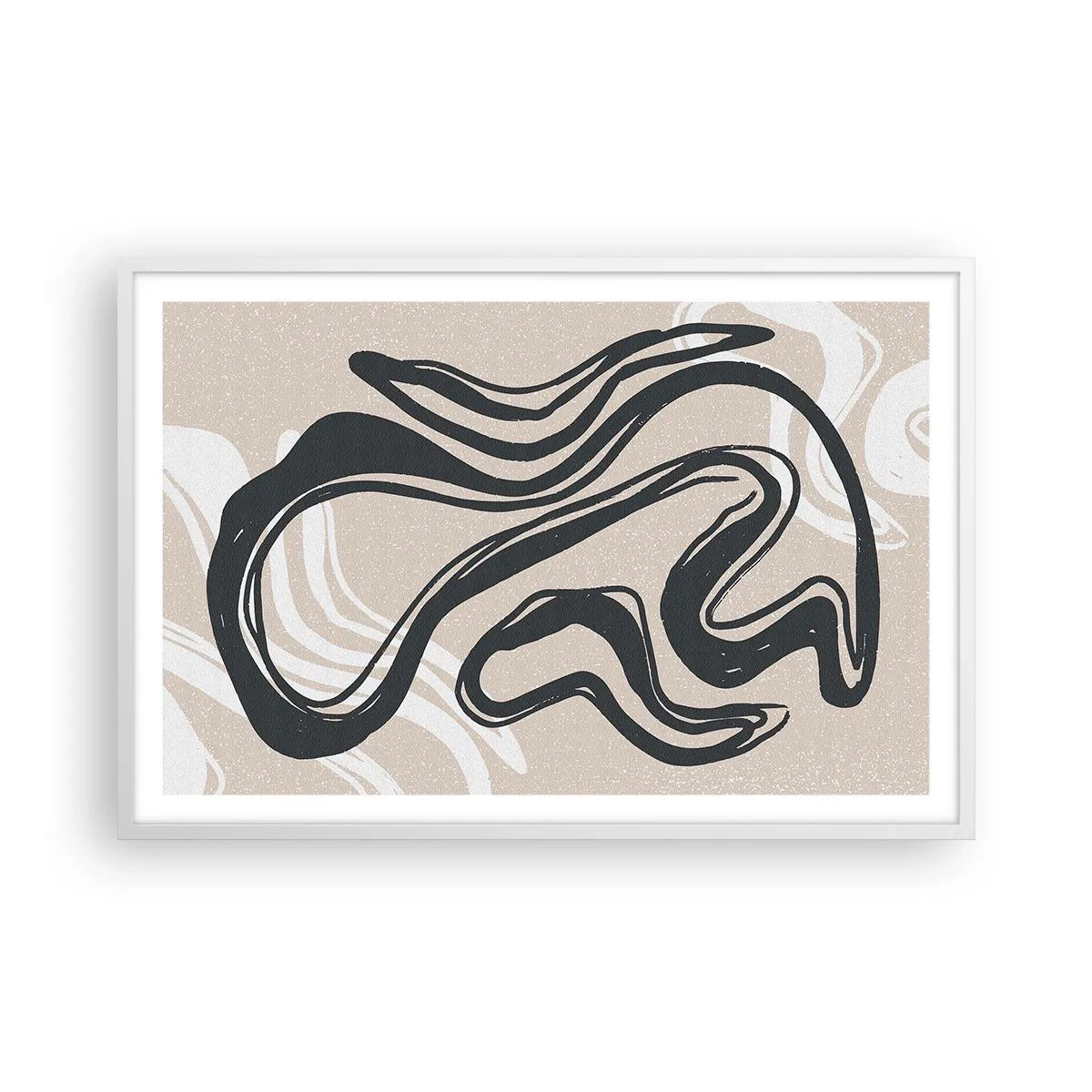 Poszter fekete keretben - Megsokszorozott kifejezés - 91x61 cm