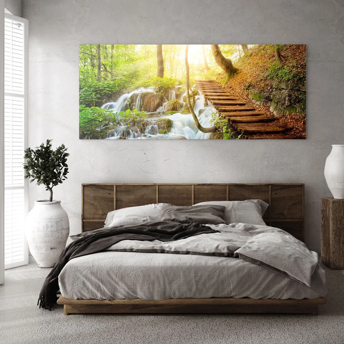 Üveg kép - Vágyott hűs - 140x50 cm