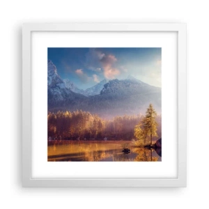 Poszter fekete keretben - A hegyekben és völgyekben - 30x30 cm