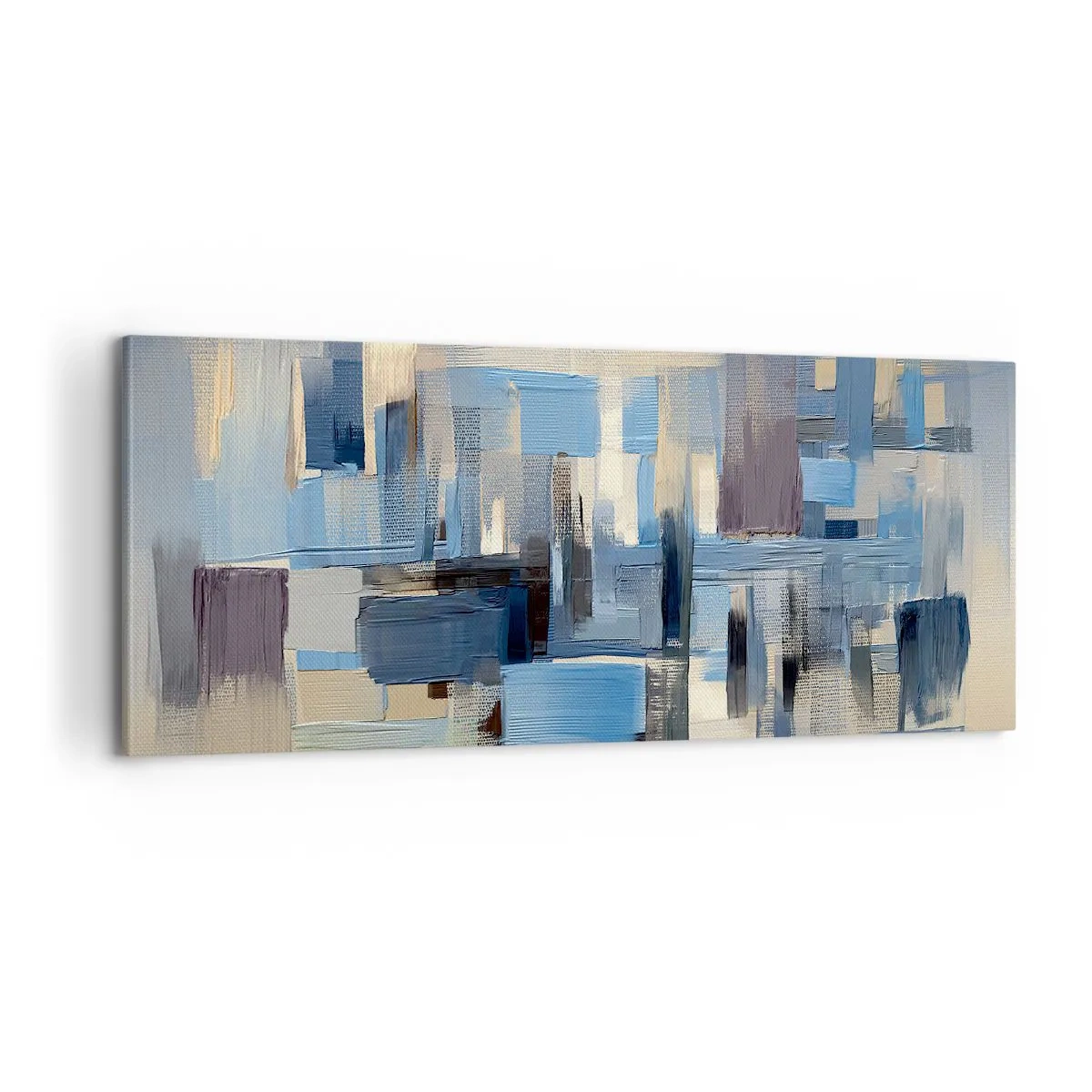 Vászonkép - Kék építmény - 100x40 cm