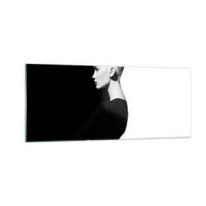 Üveg kép - Egyszerűen egy nő - 100x40 cm