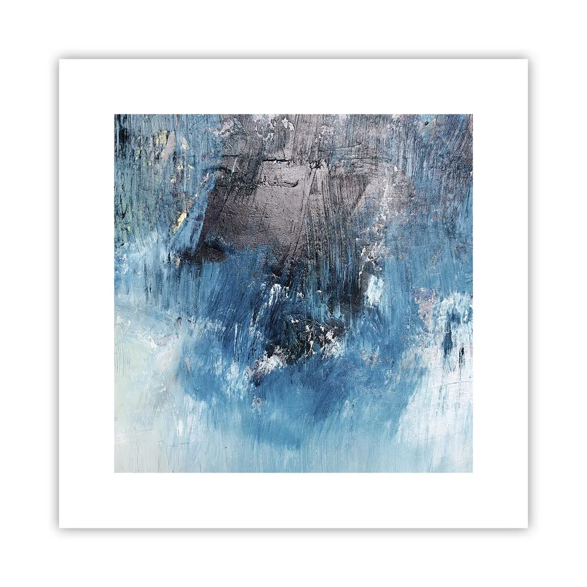 Poszter - Kék rapszódia - 30x30 cm