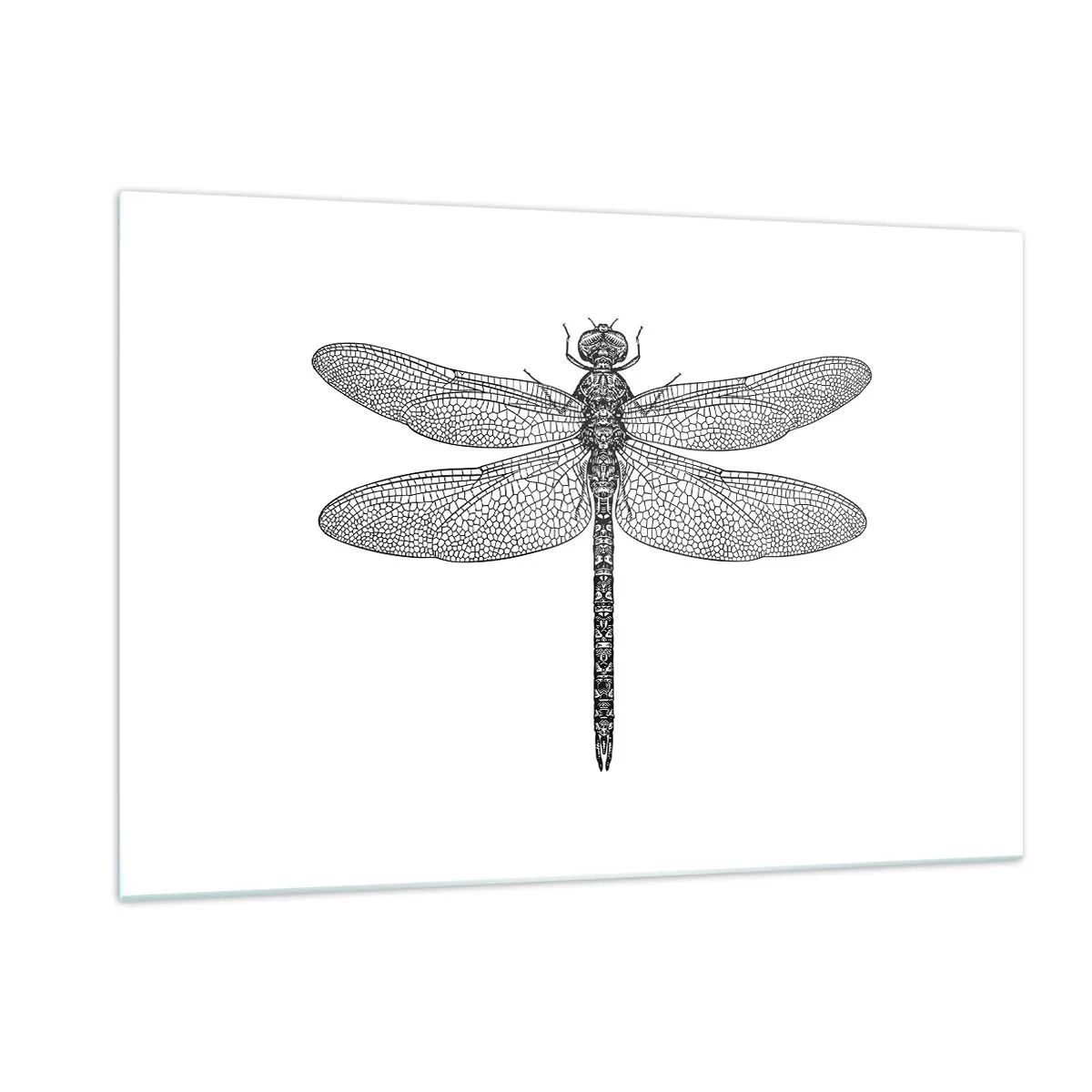 Üveg kép - A természet precizitása - 120x80 cm