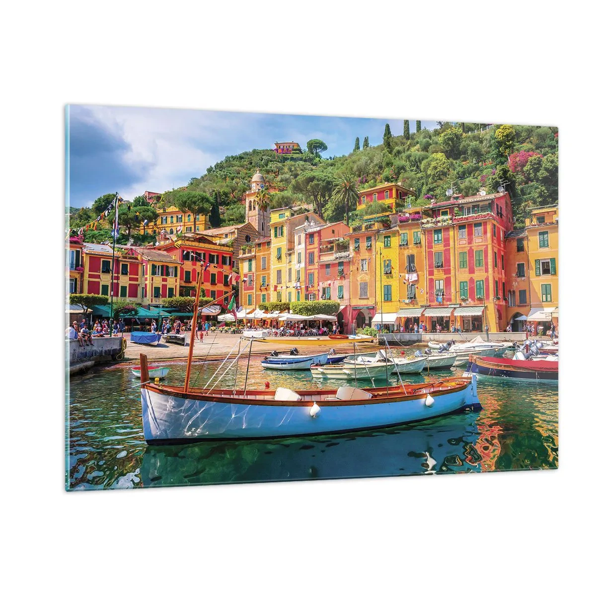 Üveg kép - Olasz délelőtt - 120x80 cm