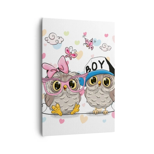 Vászonkép - Szeressük egymást! - 70x100 cm