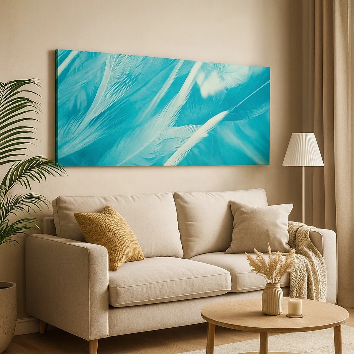 Vászonkép - Elmerülni a pehelyben - 30x30 cm