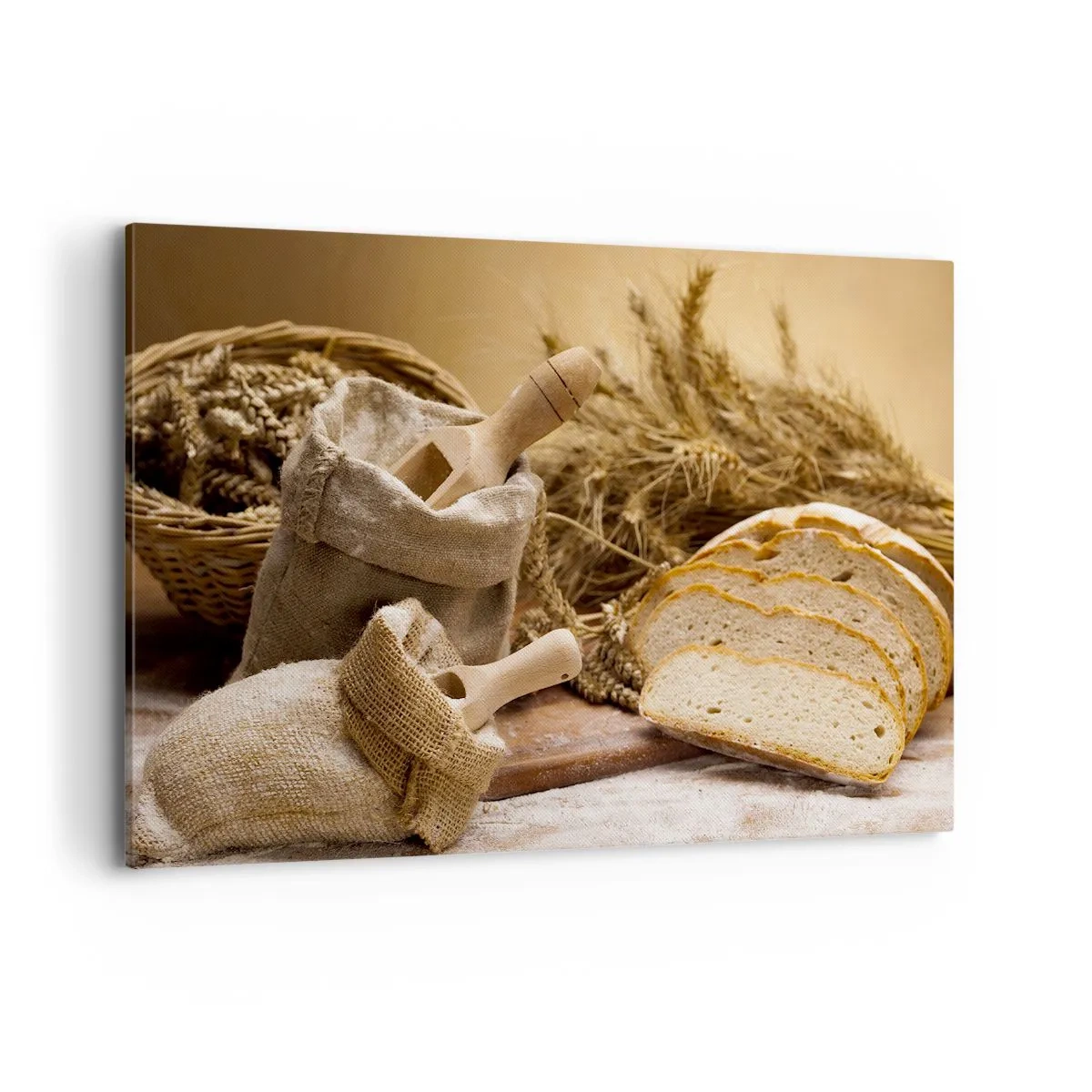 Vászonkép - Hogyan vágta le a késsel - 120x80 cm