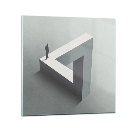 Üveg kép - És mégis lehetséges - 30x30 cm