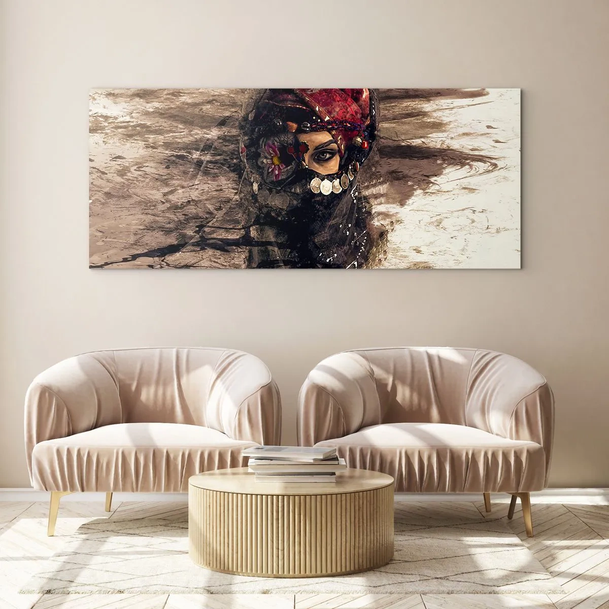 Üveg kép - Legalább riasztó - 160x50 cm