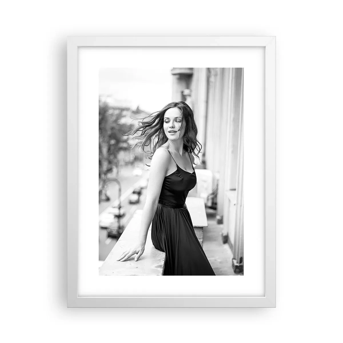 Poszter fekete keretben - Biztosan párizsi - 30x40 cm