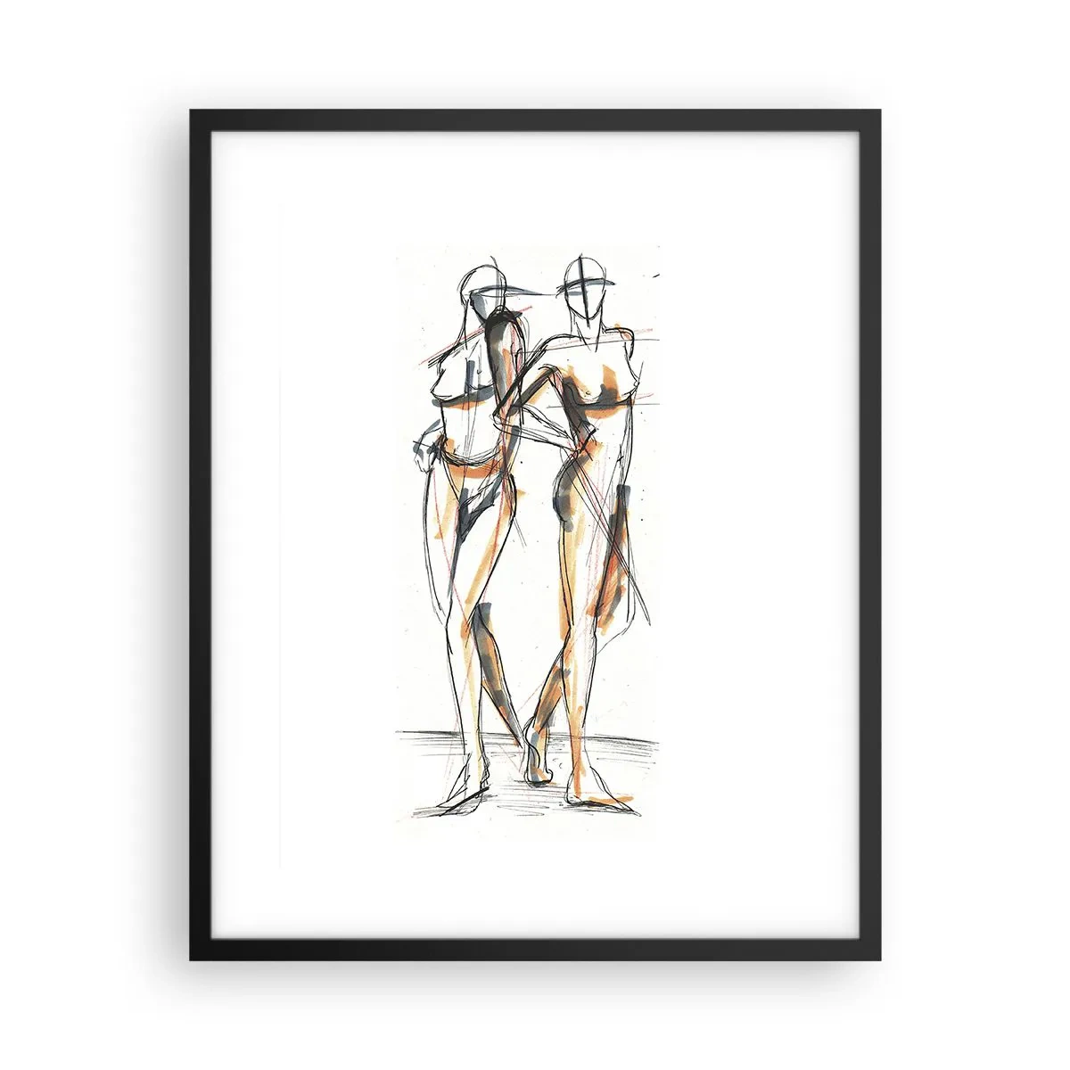 Poszter fehér keretben - A kegyelem tanulmánya - 40x50 cm