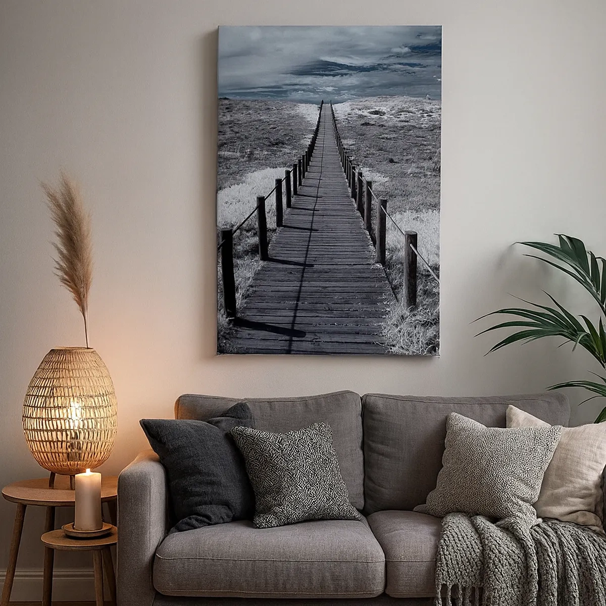 Vászonkép - Közvetlenül a tengerparton - 50x70 cm