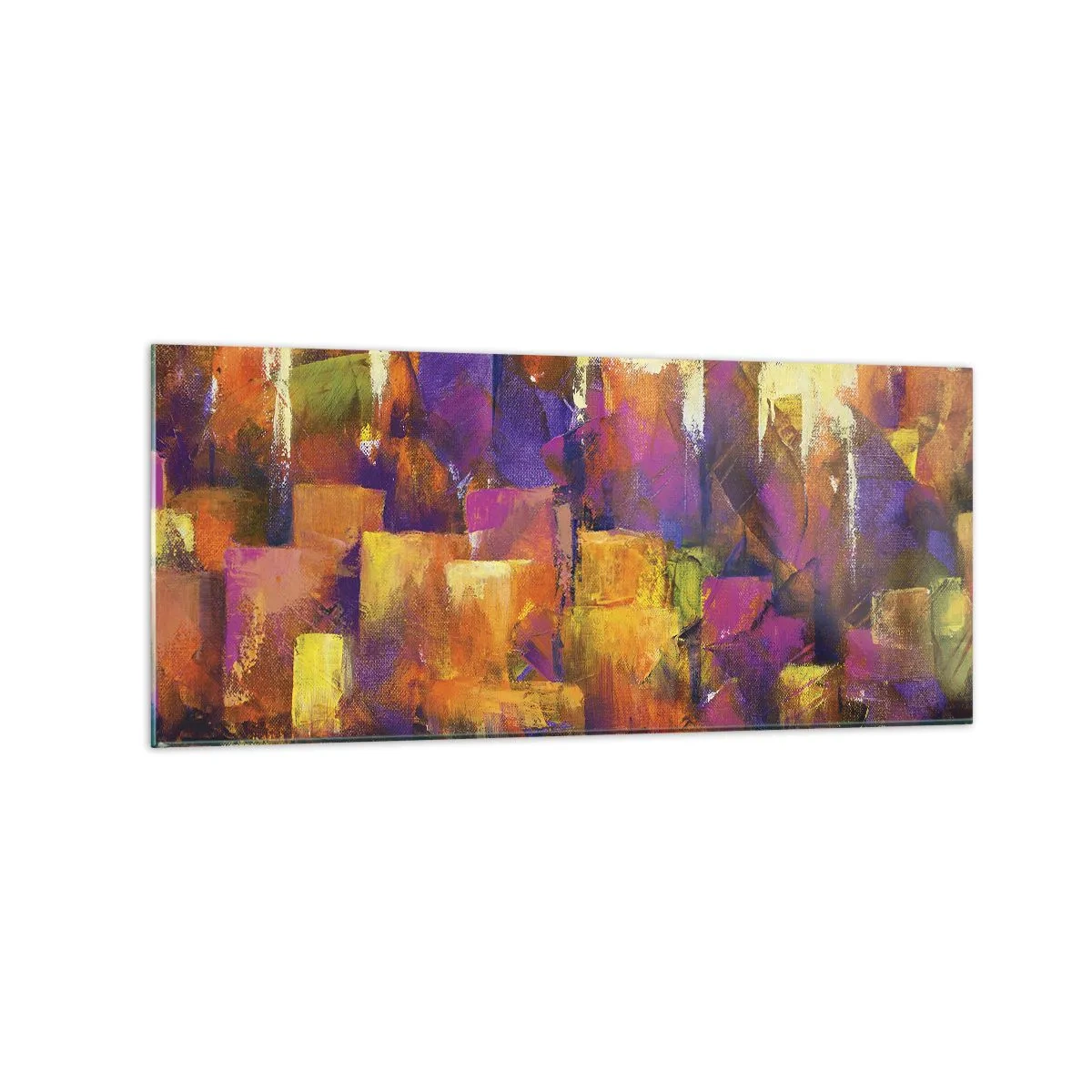 Üveg kép - Metropolitán kompozíció - 120x50 cm