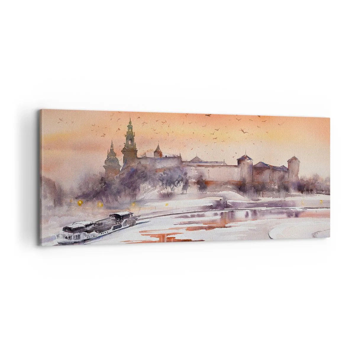 Vászonkép - Királyi naplemente - 100x40 cm