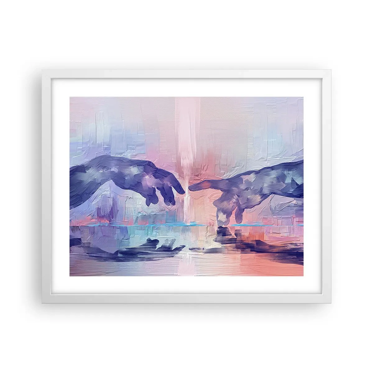 Poszter fekete keretben - Az élet isteni szikrája - 50x40 cm