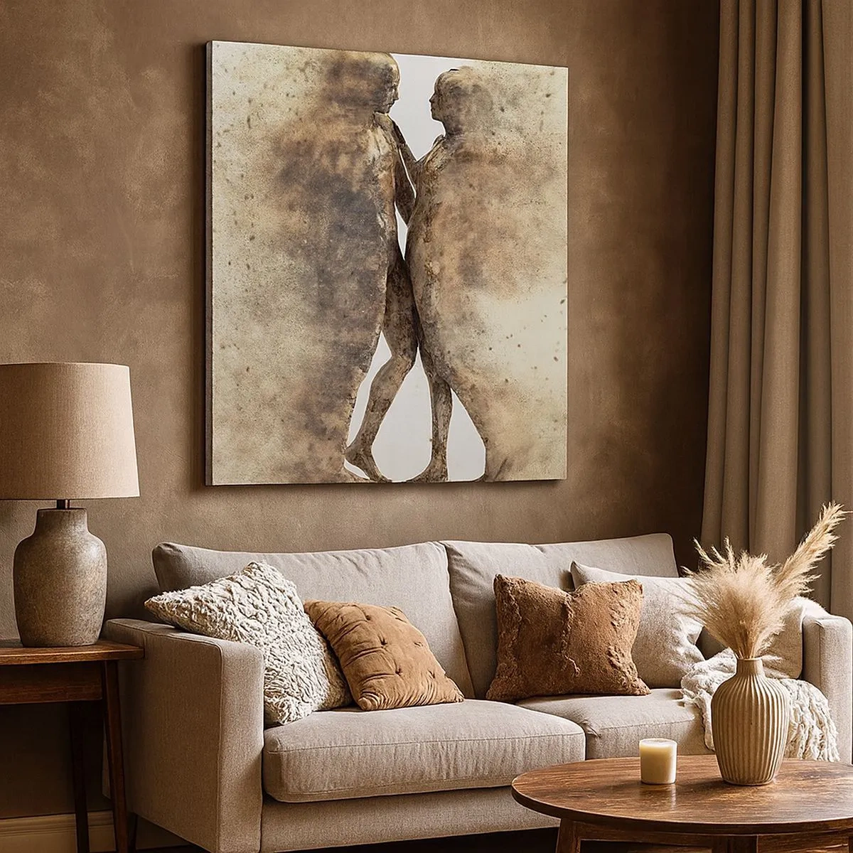 Vászonkép - Felemelkedtek a porból, hogy szeressenek - 30x30 cm