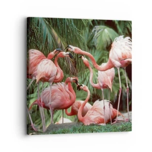 Vászonkép - Délutáni pletyka - 30x30 cm