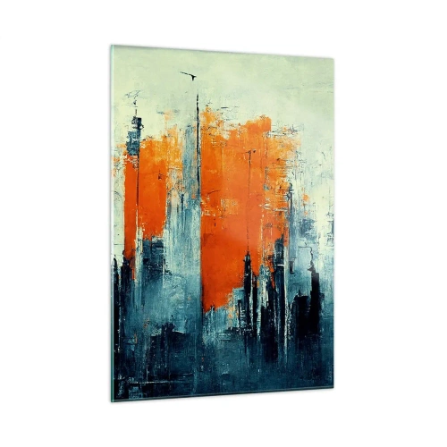 Üveg kép - Kortárs tájkép - 50x70 cm